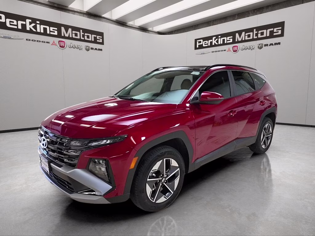 2025 Ultimate Red Hyundai Tucson Hybrid SEL Convenience AWD SUV