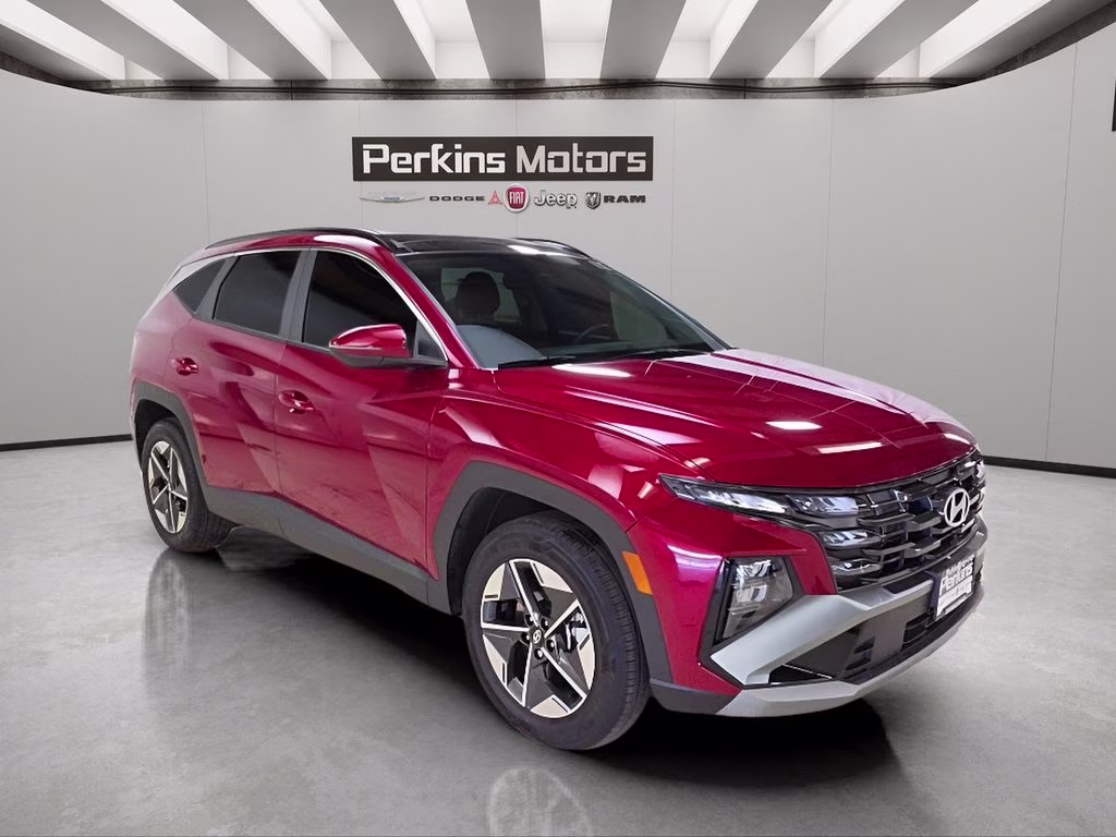 2025 Ultimate Red Hyundai Tucson Hybrid SEL Convenience AWD SUV