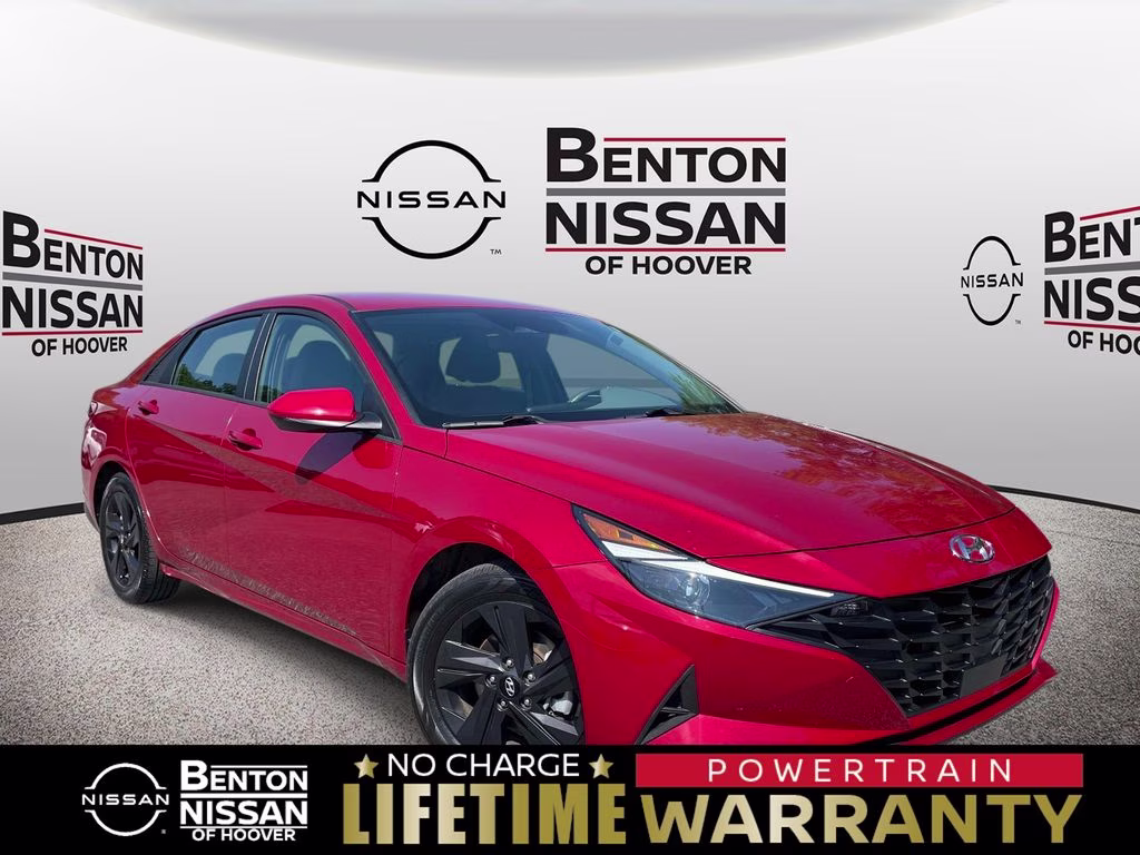 2021 Scarlet Red Pearl Hyundai Elantra SEL FWD Sedan