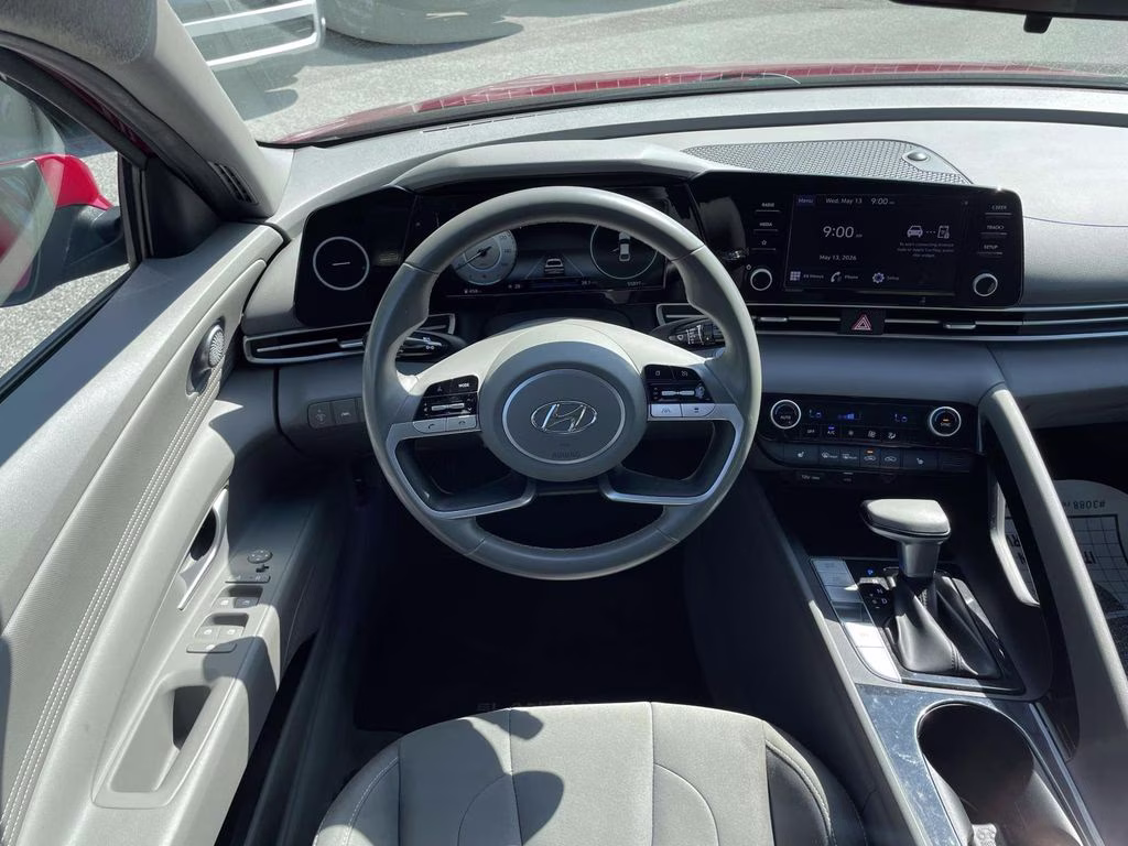 2021 Scarlet Red Pearl Hyundai Elantra SEL FWD Sedan