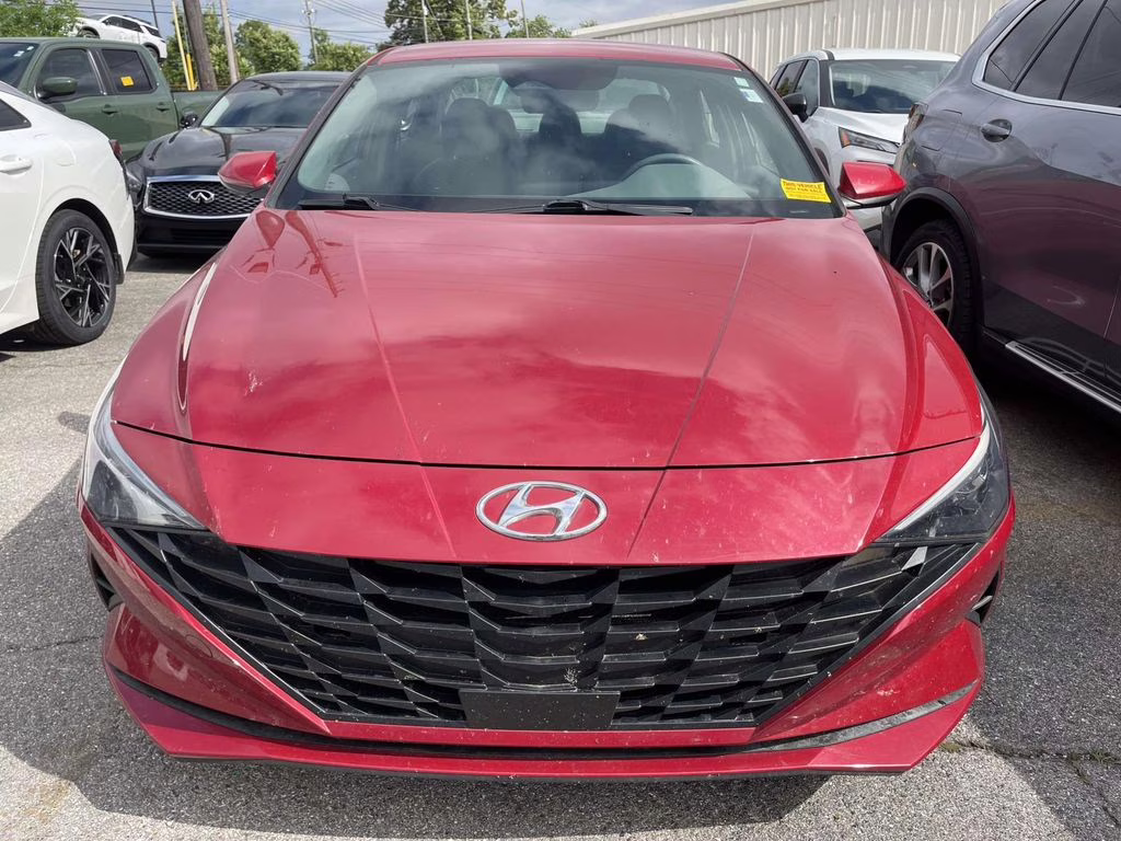2021 Scarlet Red Pearl Hyundai Elantra SEL FWD Sedan