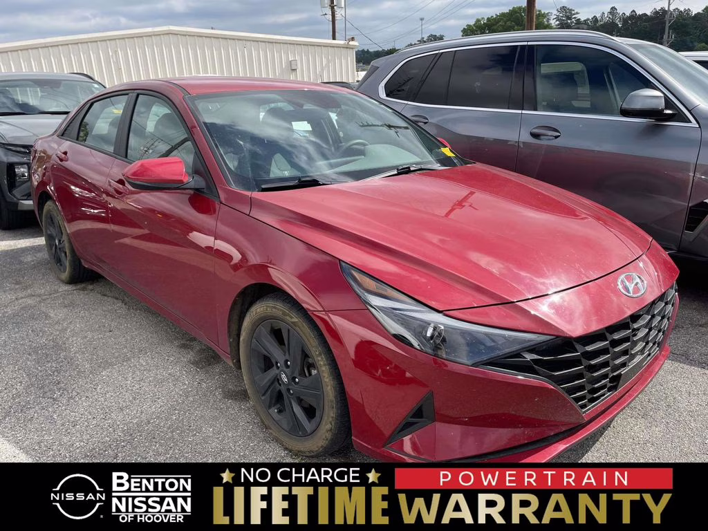 2021 Scarlet Red Pearl Hyundai Elantra SEL FWD Sedan