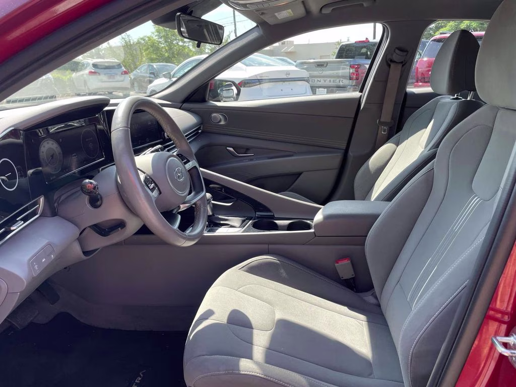 2021 Scarlet Red Pearl Hyundai Elantra SEL FWD Sedan