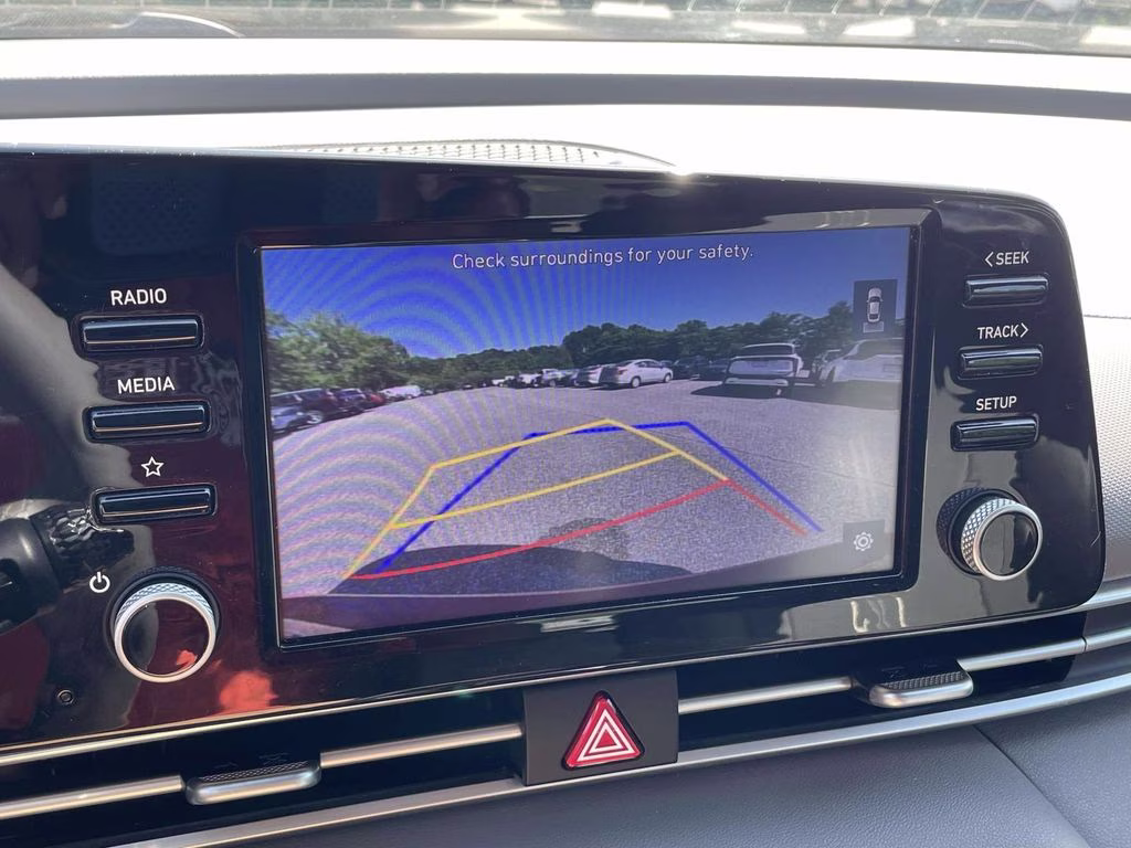 2021 Scarlet Red Pearl Hyundai Elantra SEL FWD Sedan