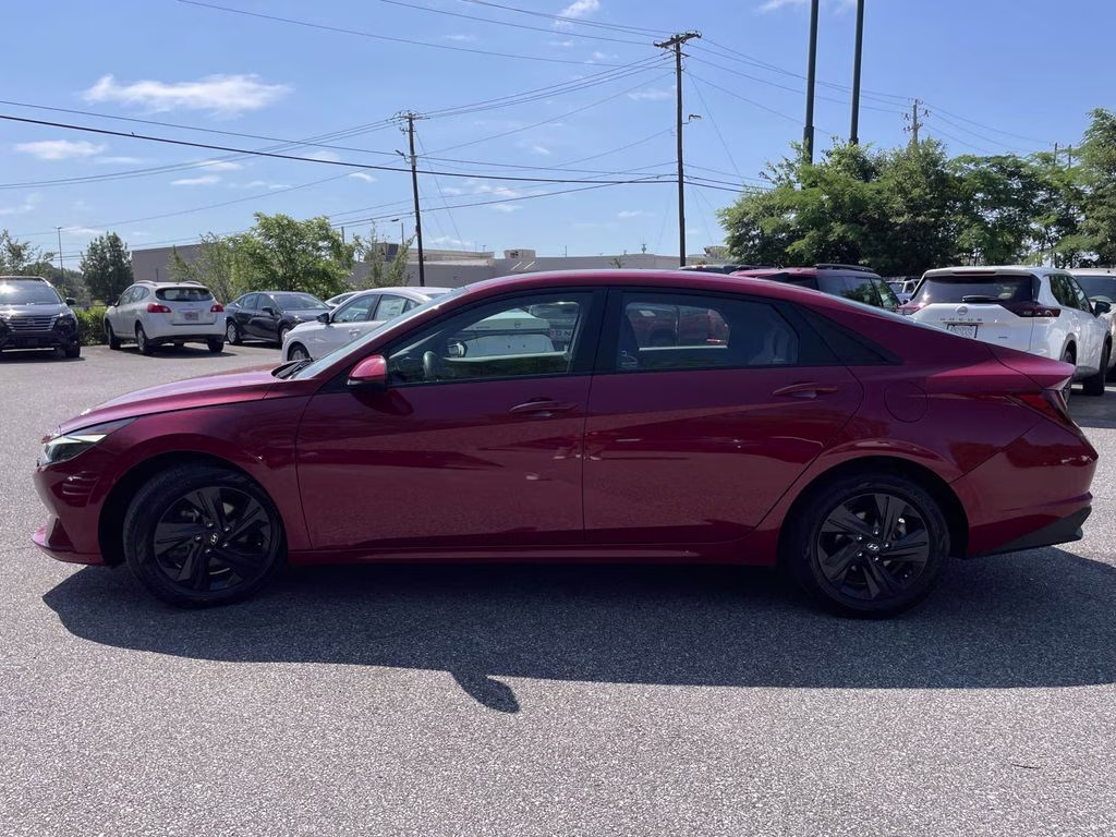 2021 Scarlet Red Pearl Hyundai Elantra SEL FWD Sedan