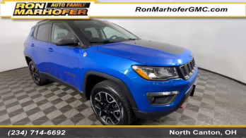 2019 Laser Blue Pearlcoat Jeep Compass Trailhawk 4X4 SUV