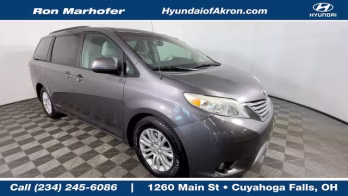2012 Predawn Gray Mica Toyota Sienna XLE FWD Van