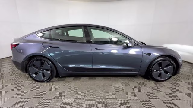 2021 Gray Tesla Model 3 Long Range AWD Sedan