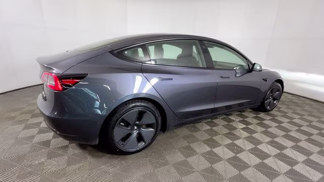 2021 Gray Tesla Model 3 Long Range AWD Sedan