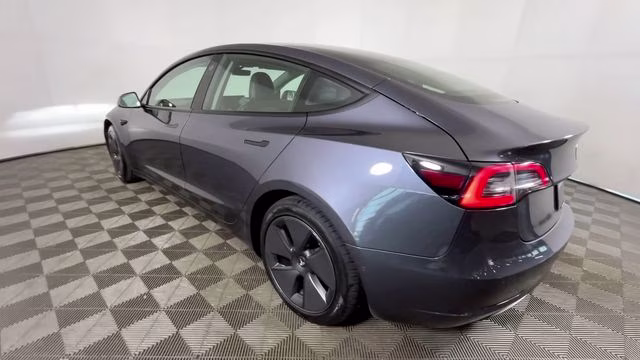 2021 Gray Tesla Model 3 Long Range AWD Sedan