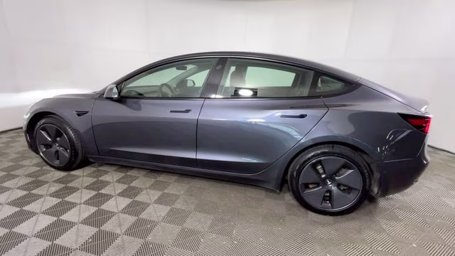 2021 Gray Tesla Model 3 Long Range AWD Sedan