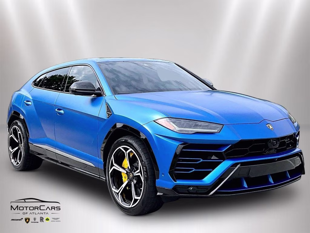 2020 Blu Eleos Metallic Lamborghini Urus AWD SUV