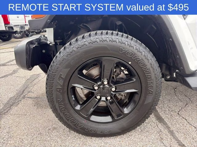 2021 Bright White Clearcoat Jeep Wrangler Unlimited Sahara Altitude 4X4 SUV