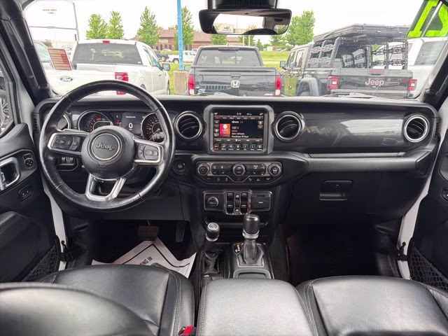 2021 Bright White Clearcoat Jeep Wrangler Unlimited Sahara Altitude 4X4 SUV