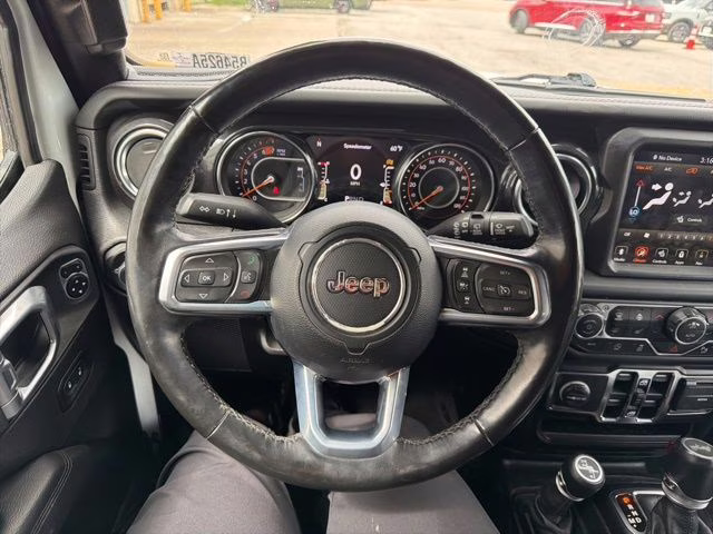 2021 Bright White Clearcoat Jeep Wrangler Unlimited Sahara Altitude 4X4 SUV