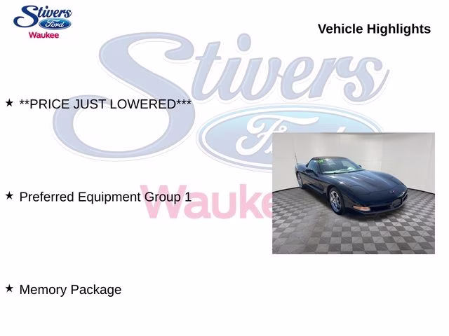 2004 Smokin Asphalt Chevrolet Corvette Base RWD Convertible