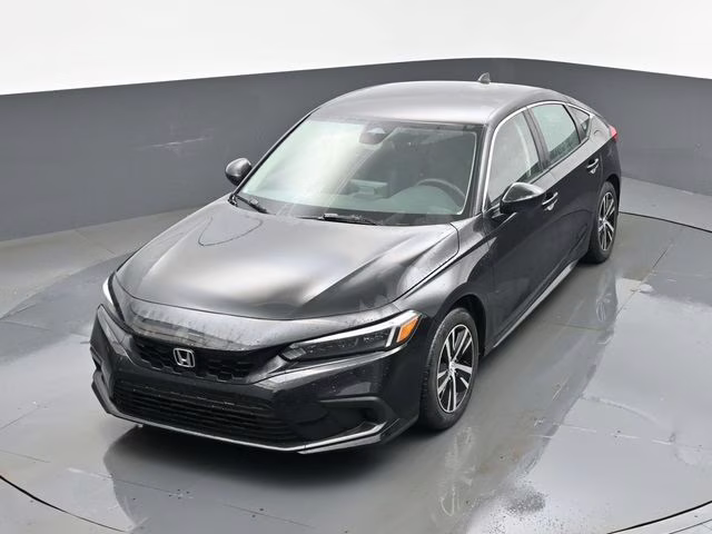 2024 Black Honda Civic LX FWD Hatchback