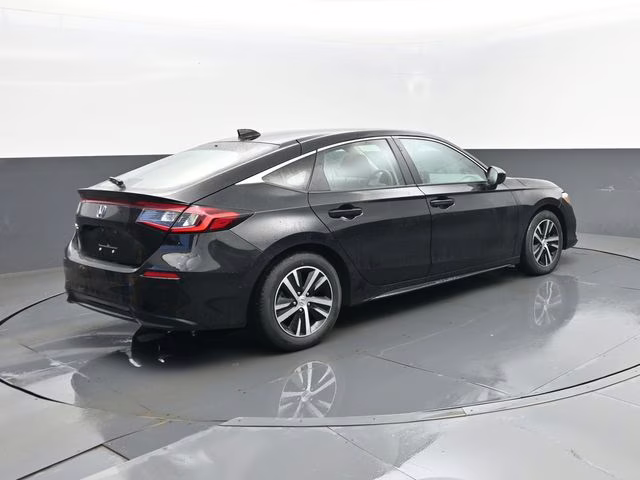 2024 Black Honda Civic LX FWD Hatchback