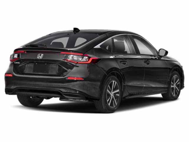 2024 Black Honda Civic LX FWD Hatchback