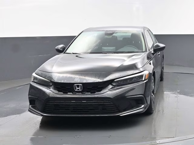 2024 Black Honda Civic LX FWD Hatchback