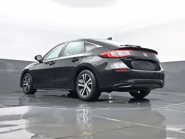 2024 Black Honda Civic LX FWD Hatchback