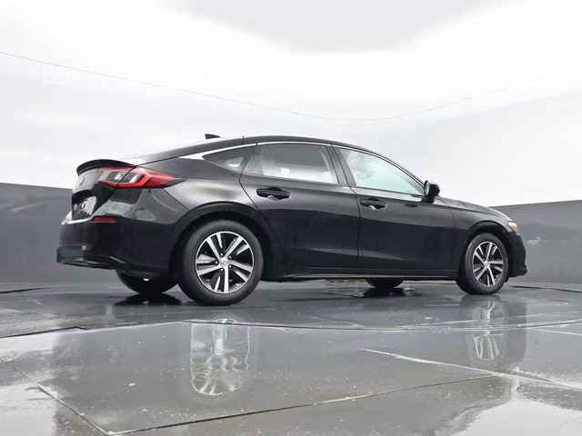 2024 Black Honda Civic LX FWD Hatchback