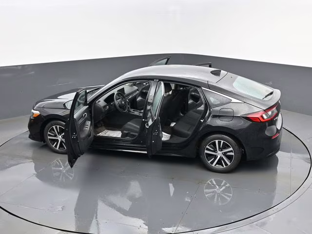 2024 Black Honda Civic LX FWD Hatchback