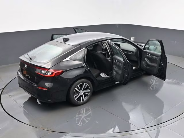 2024 Black Honda Civic LX FWD Hatchback
