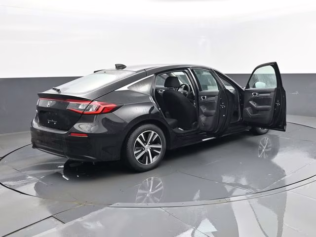 2024 Black Honda Civic LX FWD Hatchback