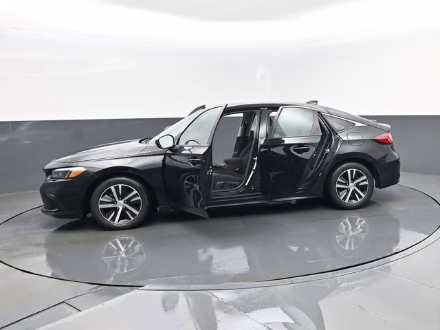 2024 Black Honda Civic LX FWD Hatchback