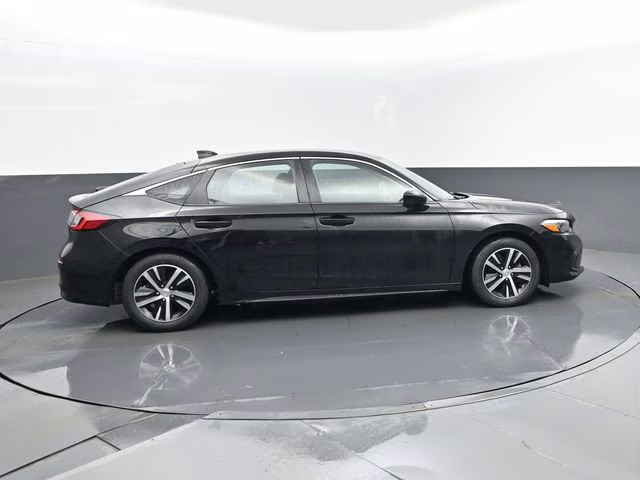 2024 Black Honda Civic LX FWD Hatchback