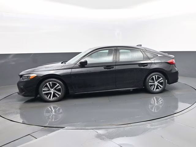 2024 Black Honda Civic LX FWD Hatchback