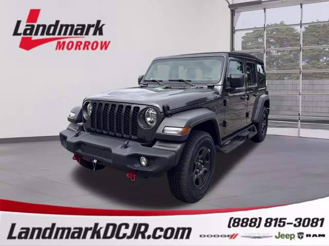 2024 Granite Crystal Metallic Clearcoat Jeep Wrangler Sport 4X4 Convertible