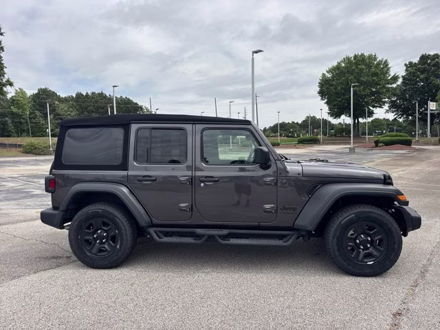 2024 Granite Crystal Metallic Clearcoat Jeep Wrangler Sport 4X4 Convertible