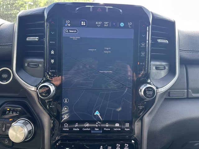 2023 Diamond Black Crystal Pearlcoat Ram 1500 Laramie 4X4 Truck