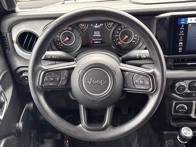 2024 Granite Crystal Metallic Clearcoat Jeep Wrangler Sport 4X4 Convertible