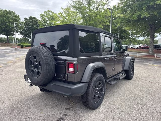 2024 Granite Crystal Metallic Clearcoat Jeep Wrangler Sport 4X4 Convertible