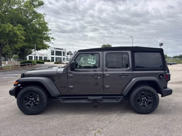 2024 Granite Crystal Metallic Clearcoat Jeep Wrangler Sport 4X4 Convertible