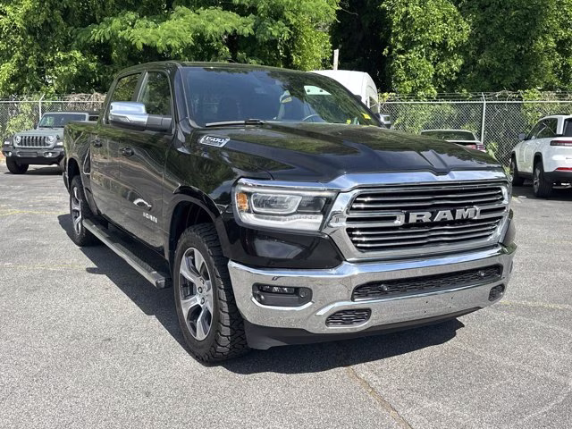 2023 Diamond Black Crystal Pearlcoat Ram 1500 Laramie 4X4 Truck