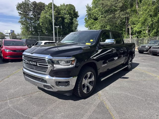 2023 Diamond Black Crystal Pearlcoat Ram 1500 Laramie 4X4 Truck