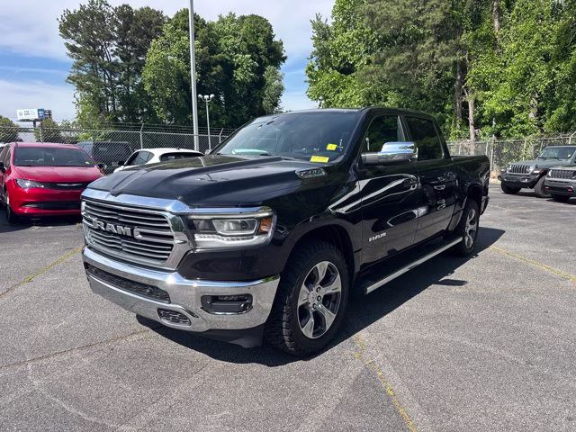 2023 Diamond Black Crystal Pearlcoat Ram 1500 Laramie 4X4 Truck