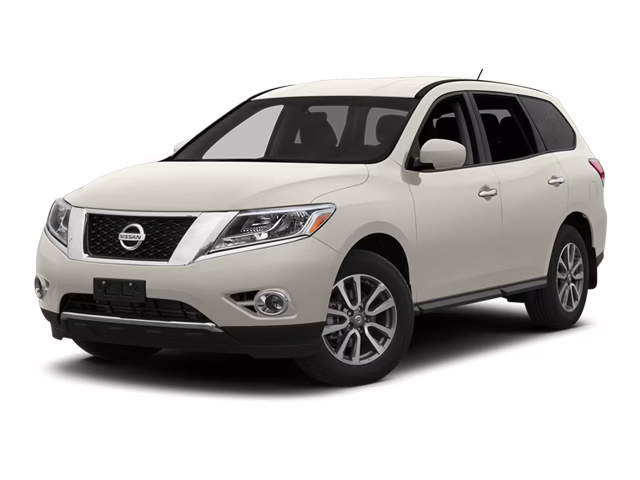 2013 White Nissan Pathfinder S AWD SUV