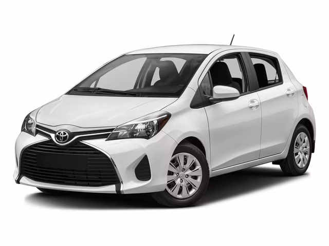 2017 Super White Toyota Yaris 5-Door L Fleet FWD Hatchback