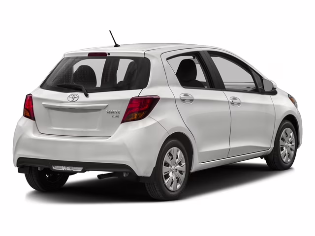2017 Super White Toyota Yaris 5-Door L Fleet FWD Hatchback