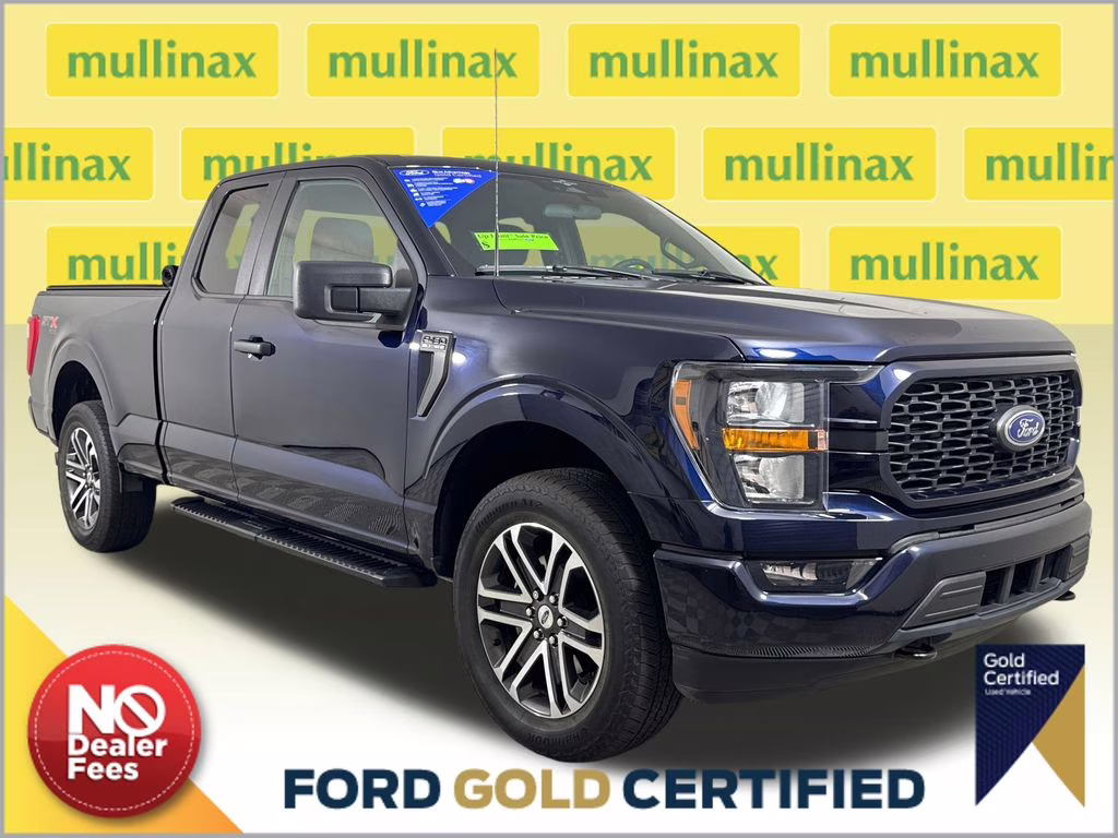 2023 Antimatter Blue Metallic Ford F-150 XL 4X4 Truck
