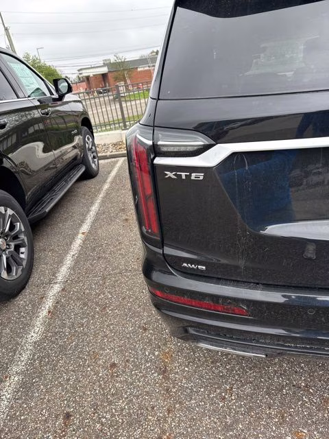 2023 Stellar Black Metallic Cadillac XT6 Sport AWD SUV