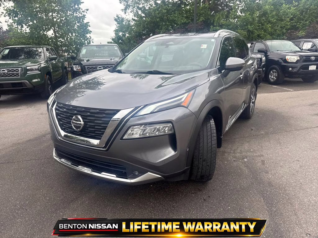 2021 Gun Metallic Nissan Rogue Platinum FWD SUV