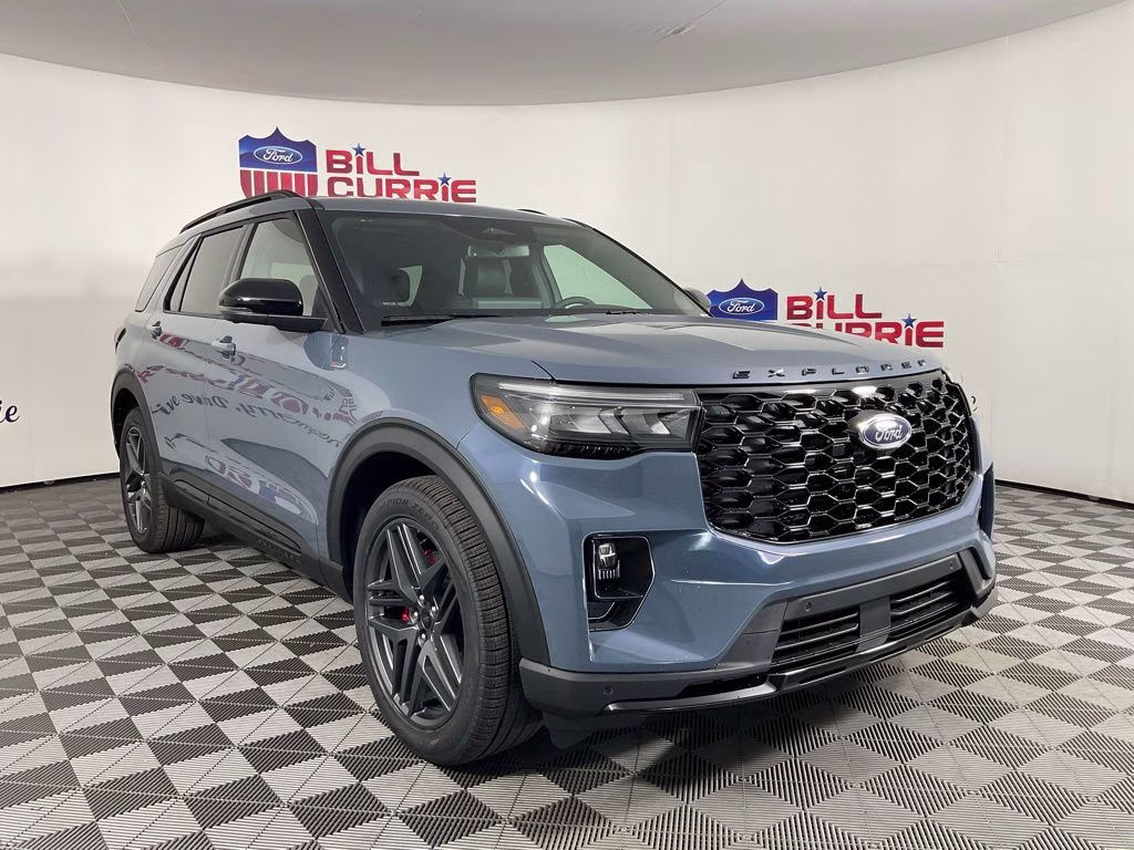 2026 Blue Ford Explorer ST-Line RWD SUV