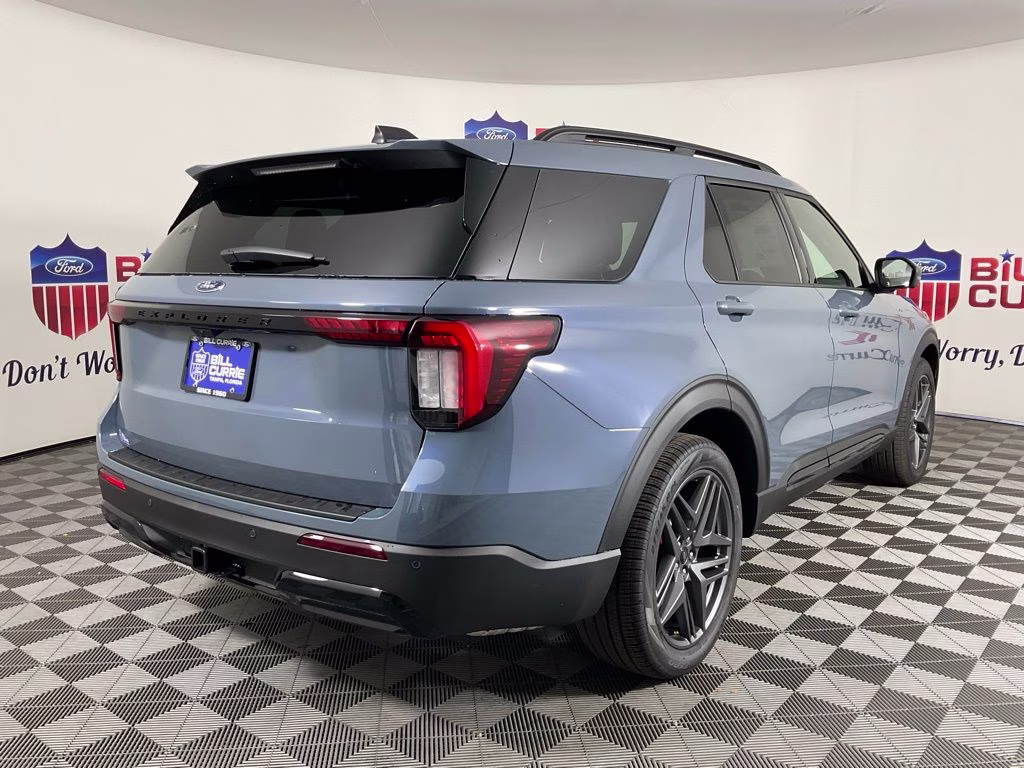 2026 Blue Ford Explorer ST-Line RWD SUV