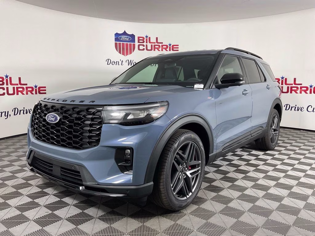 2026 Blue Ford Explorer ST-Line RWD SUV